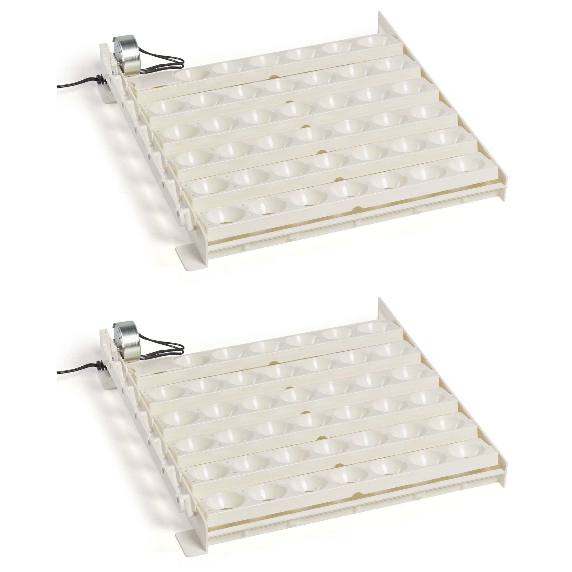 Farm Innovators 3200 Automatic 41 Spot Egg Turner for Improved Hatching (2 Pack)