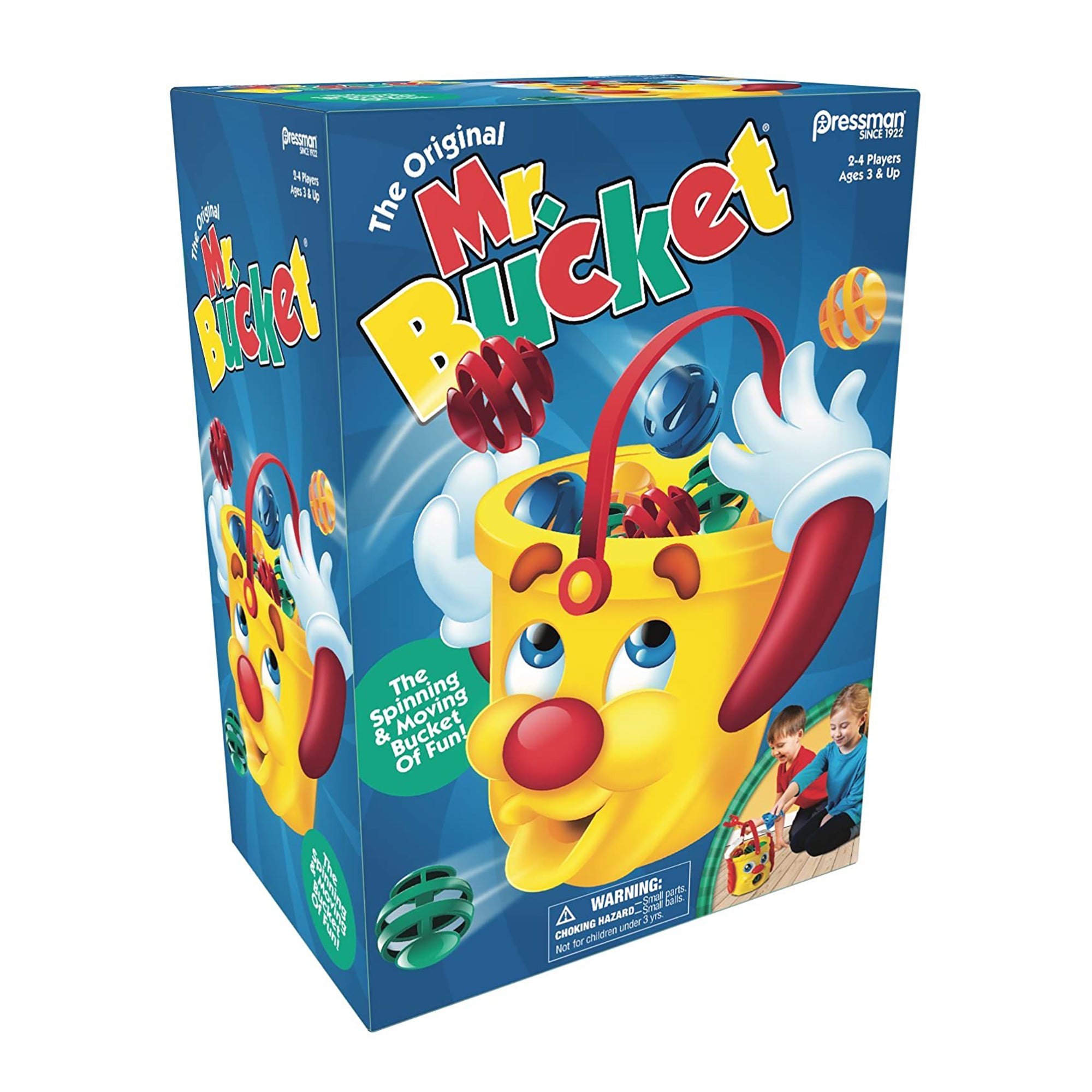 Pressman Shark Mr. Bucket Toy Game with 18 Accessories for Kids Ages 3 and Up