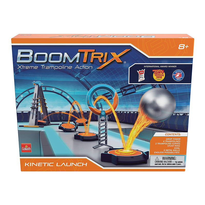 Goliath BoomTrix Trampoline Chain Reaction STEM Kinetic Metal Ball Stunt Kit