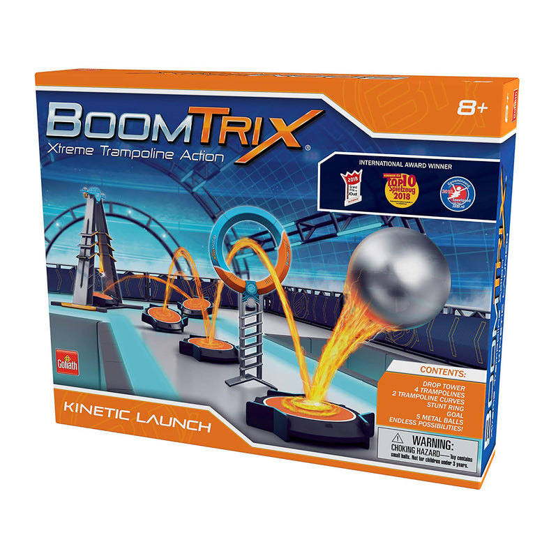 Goliath BoomTrix Trampoline Chain Reaction STEM Kinetic Metal Ball Stunt Kit