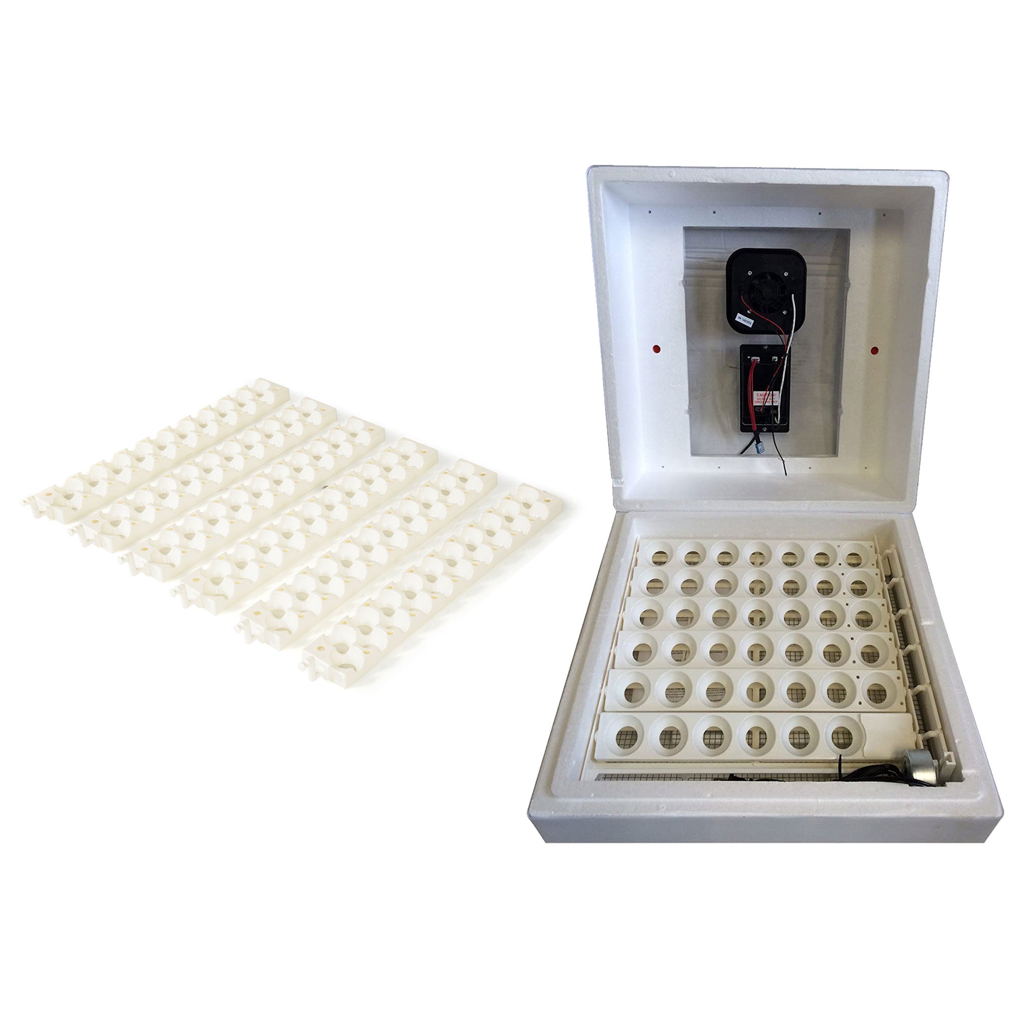 Farm Innovators Replacement Tray Rail (6 Pack) with Digital Circulated Incubator