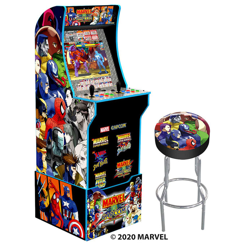 Arcade1Up Marvel vs. Capcom Wifi Multiplayer 5 in 1 Arcade Game Cabinet Machine - VMInnovations