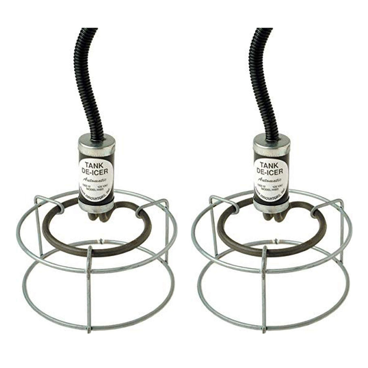 Farm Innovators Submergible Bucket Heater with Attached Guard, 1000 W (2 Pack)