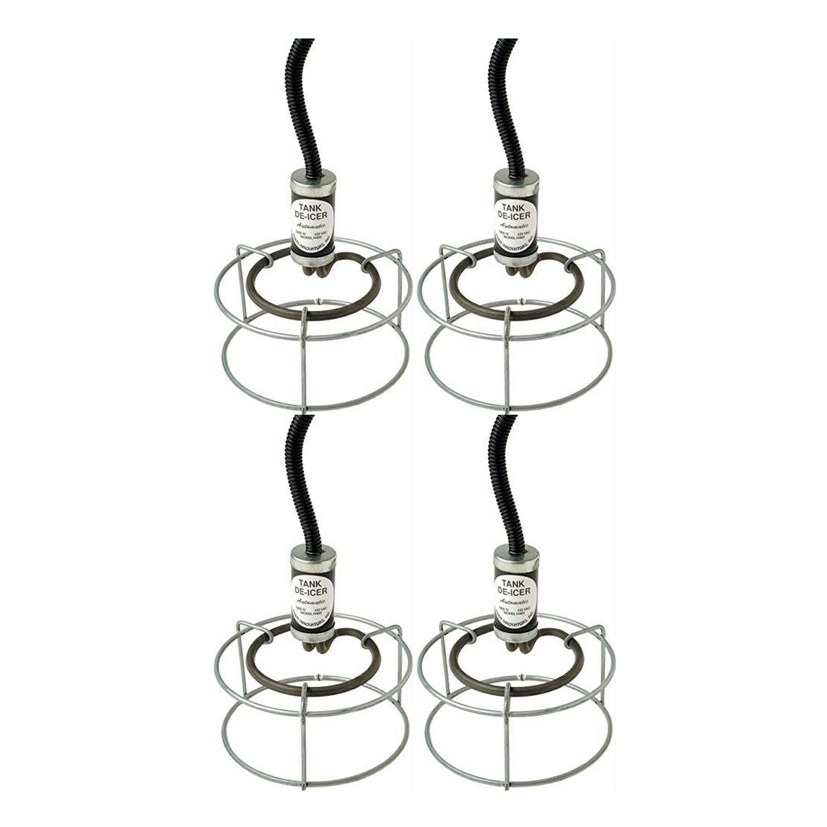 Farm Innovators Submergible Bucket Heater with Attached Guard, 1000 W (4 Pack)