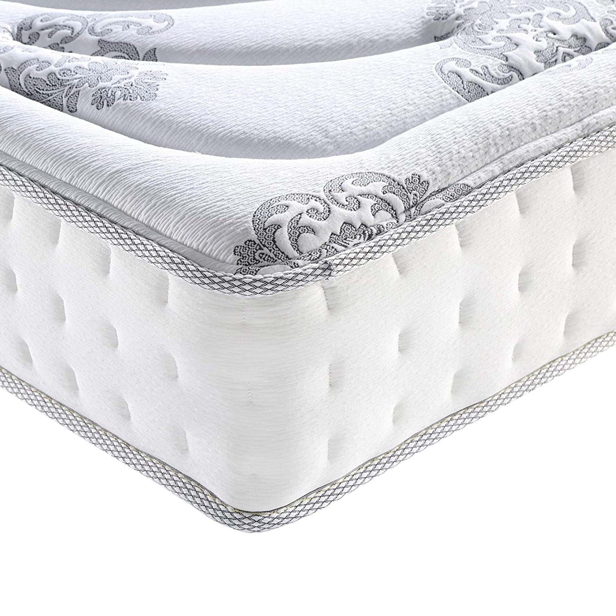 Classic Brands Decker Memory Foam & Innerspring Hybrid 10 Inch Mattress, Queen