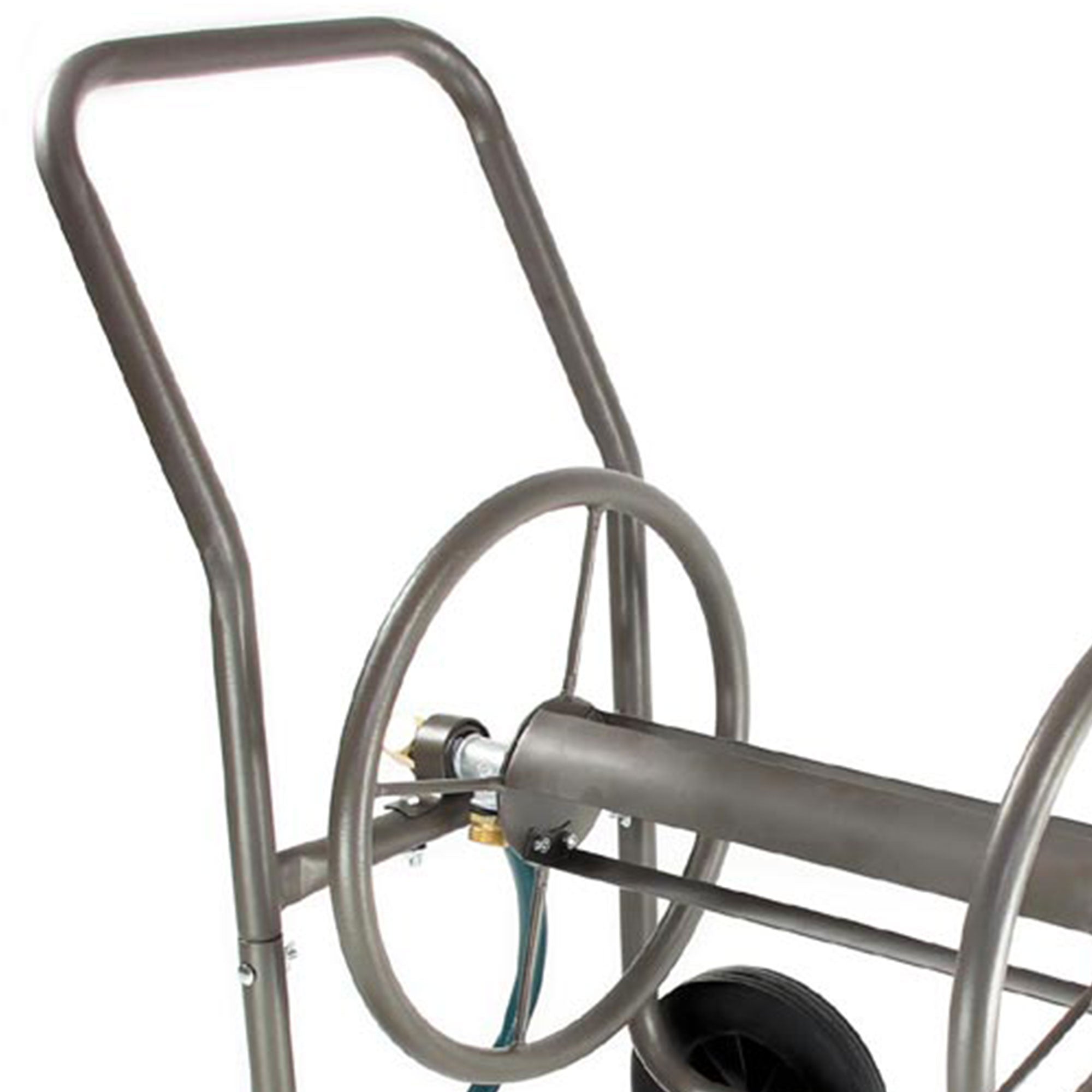 Liberty Garden 890 4 Wheel 200 Foot Lightweight Steel Frame Water Hose Reel Cart - VMInnovations