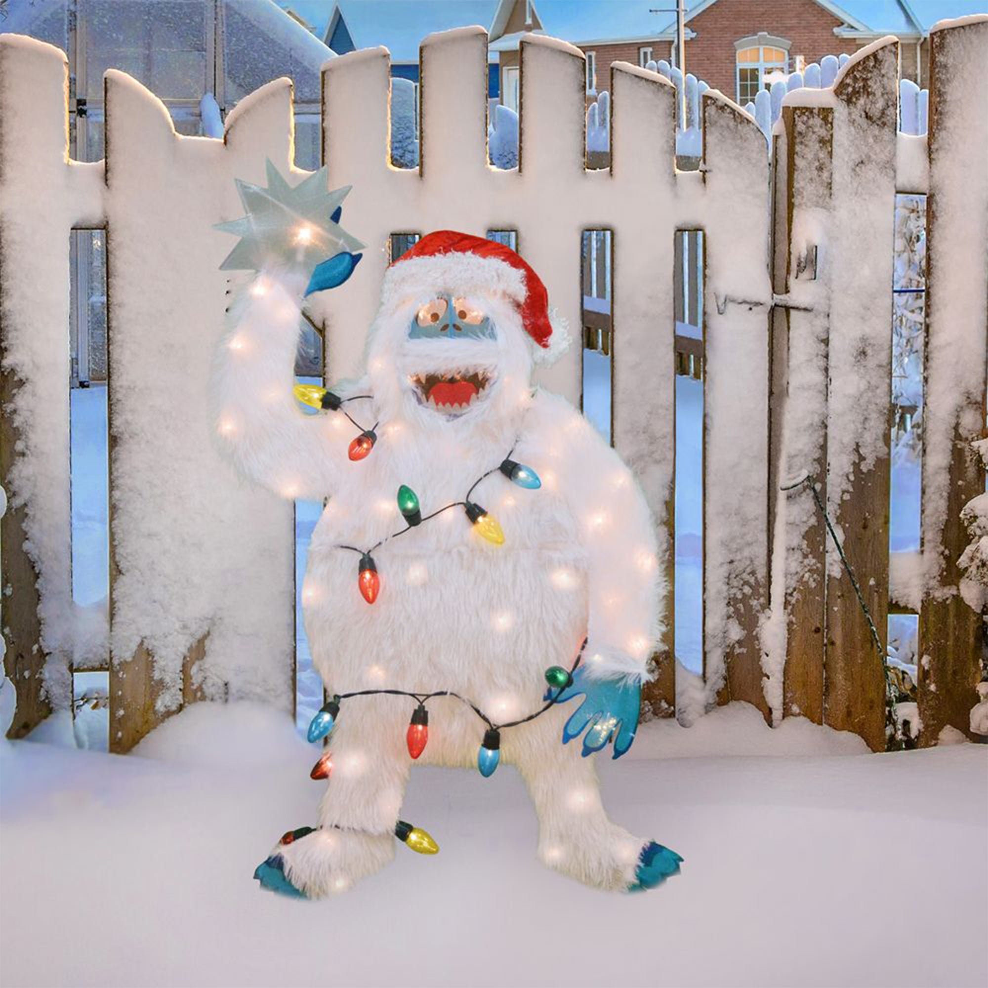 ProductWorks 32 In Bumble w/ Tree Star Display + 32 In Rudolph & Bumble Display - VMInnovations