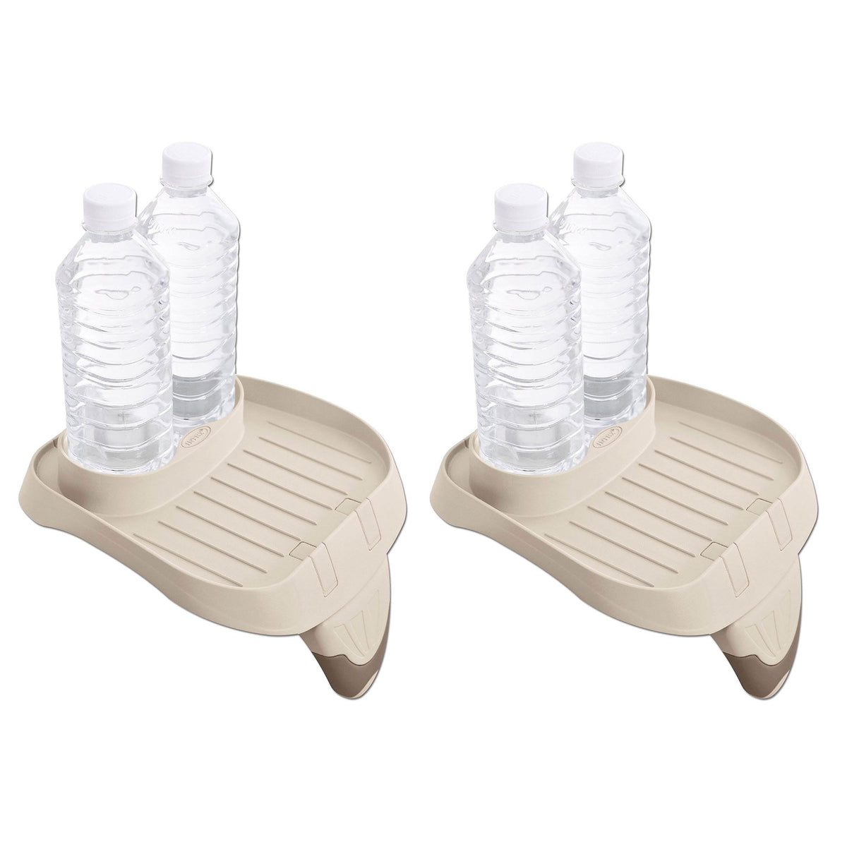 Coleman SaluSpa 4 Person Inflatable Hot Tub with Intex Cup Holder Tray (2 Pack)