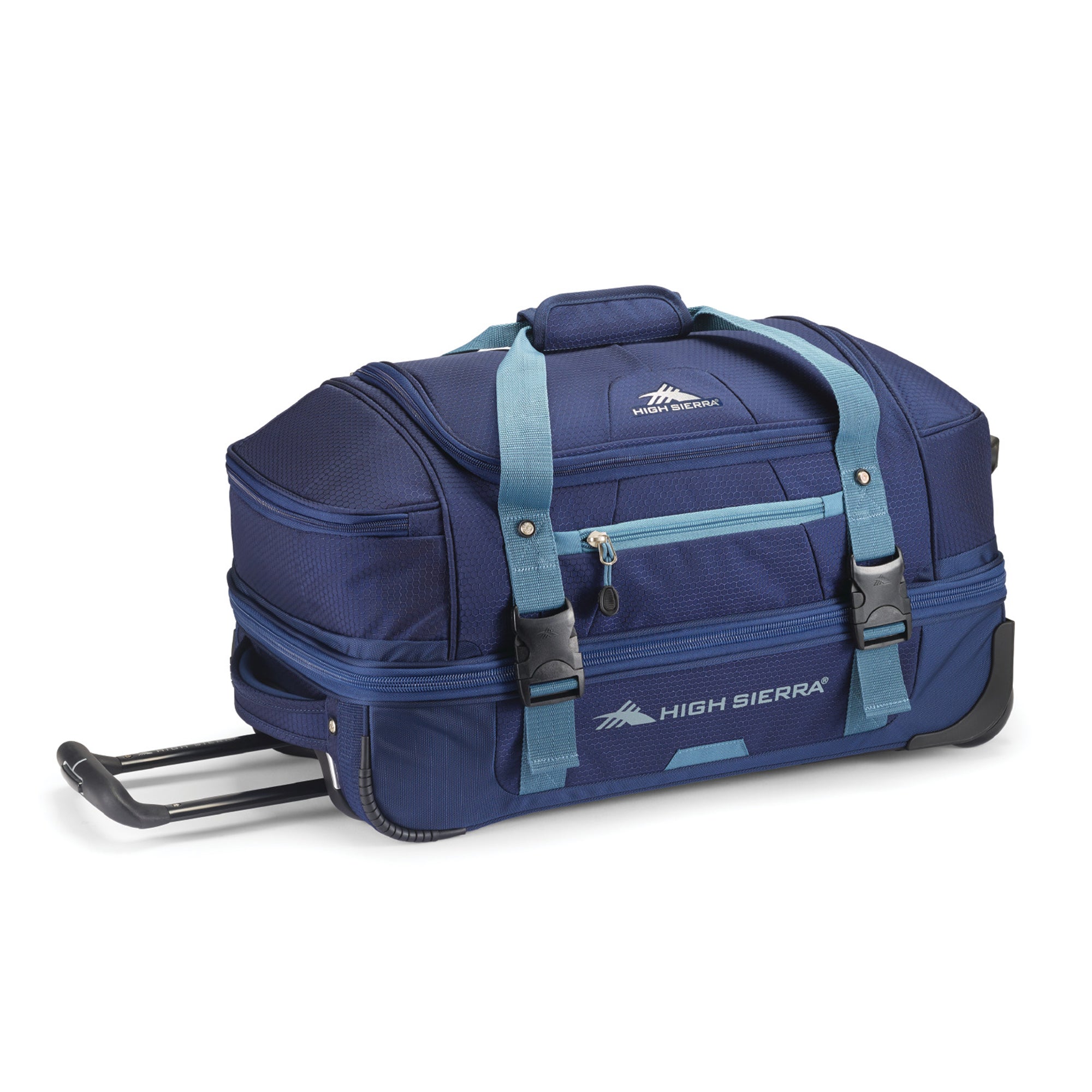 High Sierra Fairlead 22" Drop Bottom Wheeled Duffel Bag w/ Handle (Open Box) - VMInnovations