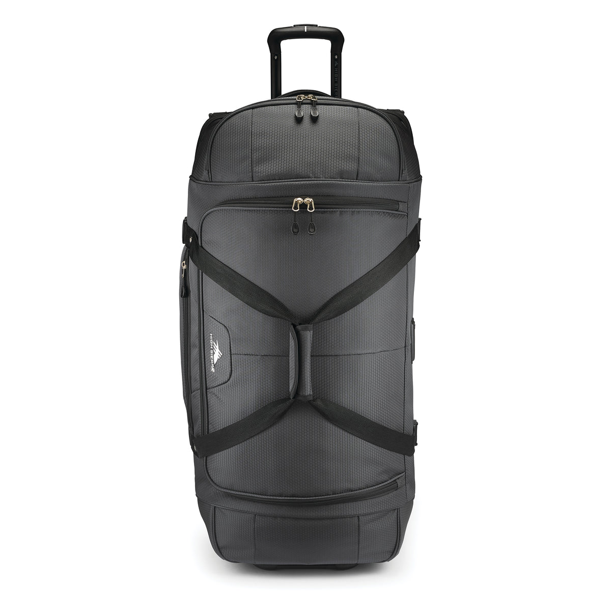 High Sierra Fairlead 34 Inch Drop Bottom Wheeled Duffel Bag with Handle, Mercury