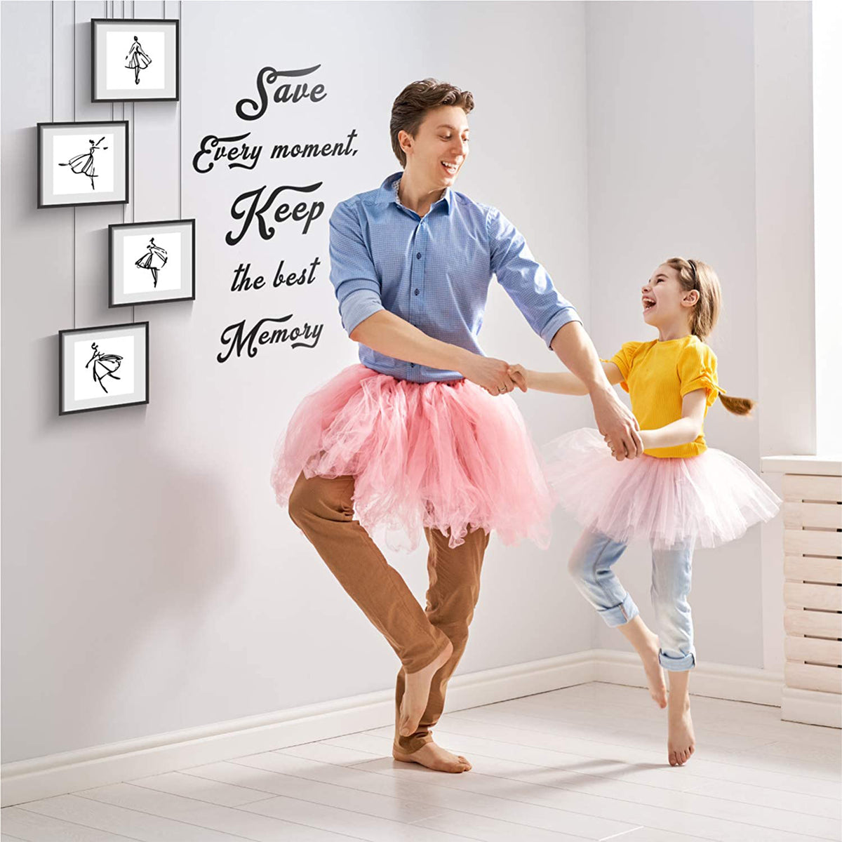 Yes4All 7 Foot Portable Aluminum Freestanding Premium Ballet Barre, Rose Gold