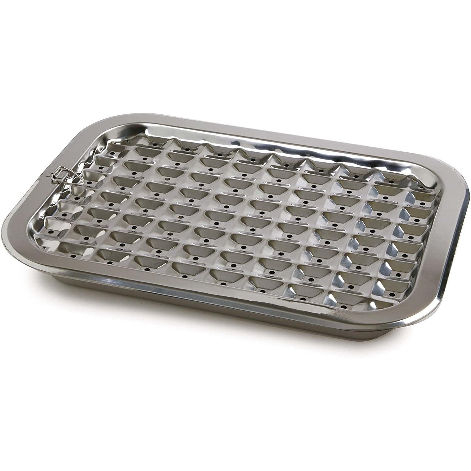 Norpro 2 Piece Stainless Steel Oven Roasting Broil Pan and Drip Tray (Open Box) - VMInnovations