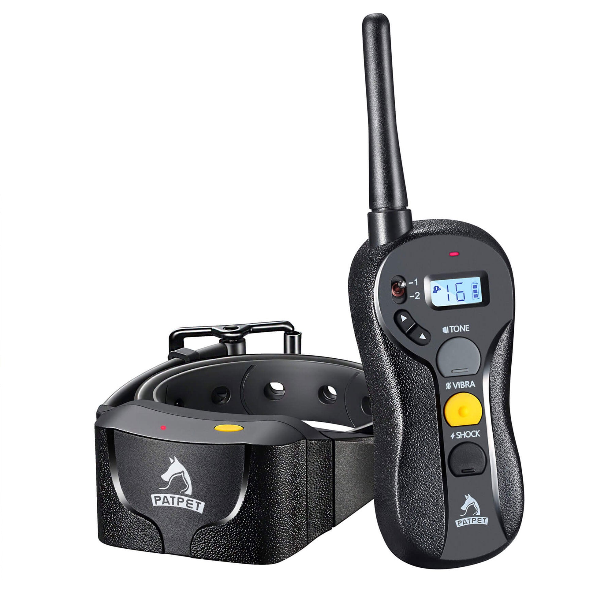 PATPET 680A & 640A Rechargeable Waterproof Dog Training Shock Collars, 130lb Max