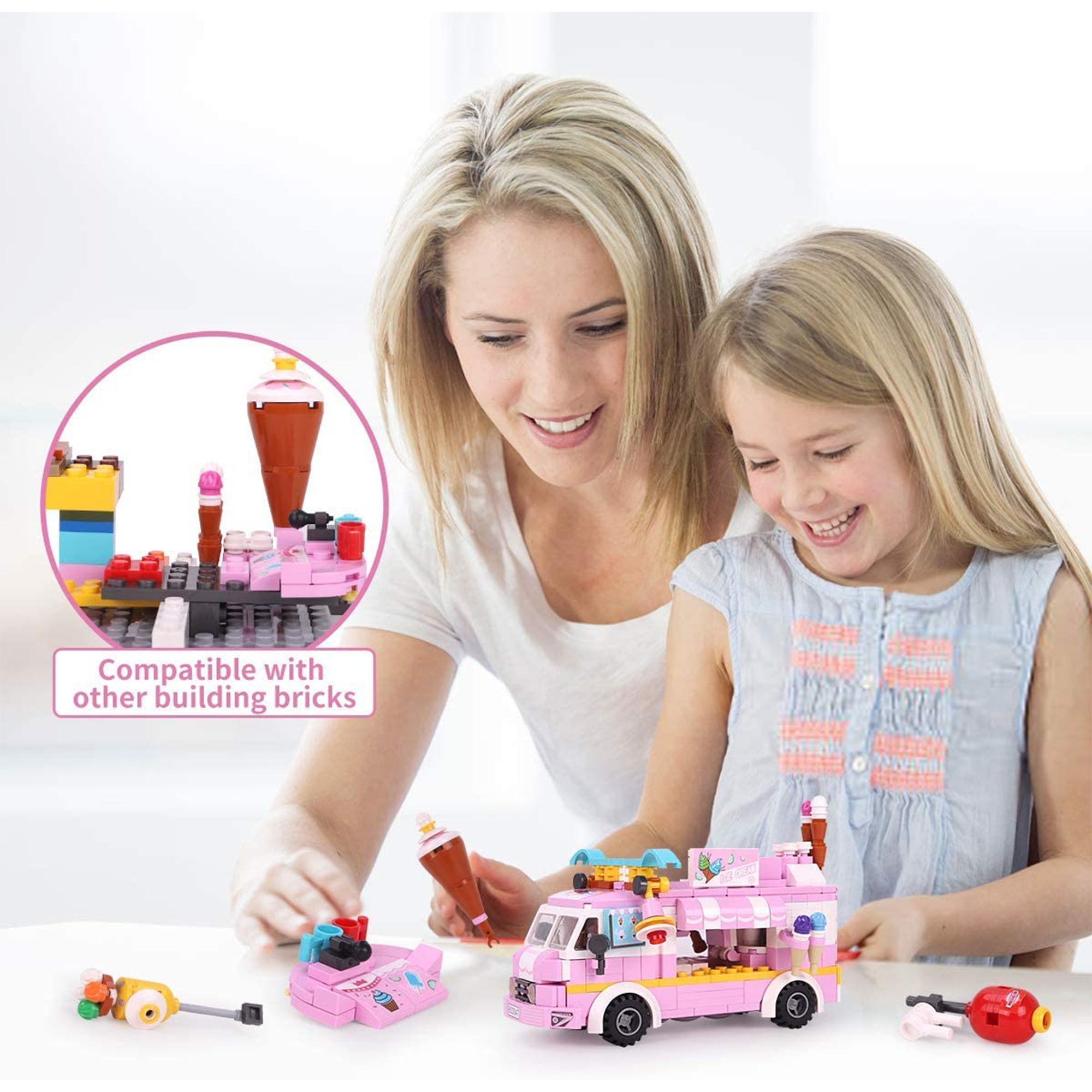 PANLOS Ice Cream Food Model Construction Carton Building Brick Block (Open Box) - VMInnovations