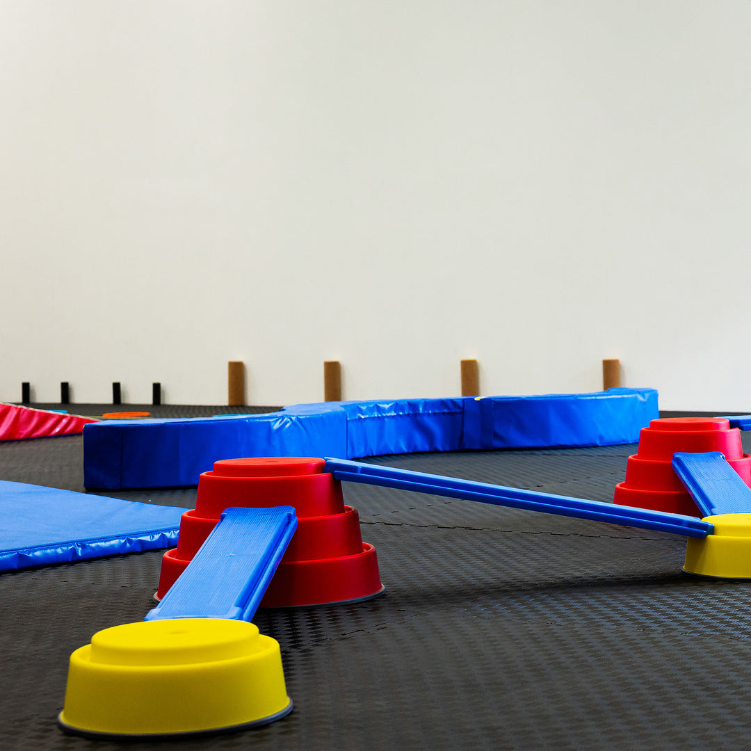 BalanceFrom Fitness Foam Interlocking Exercise Floor Mat, 24 Square Feet, Black