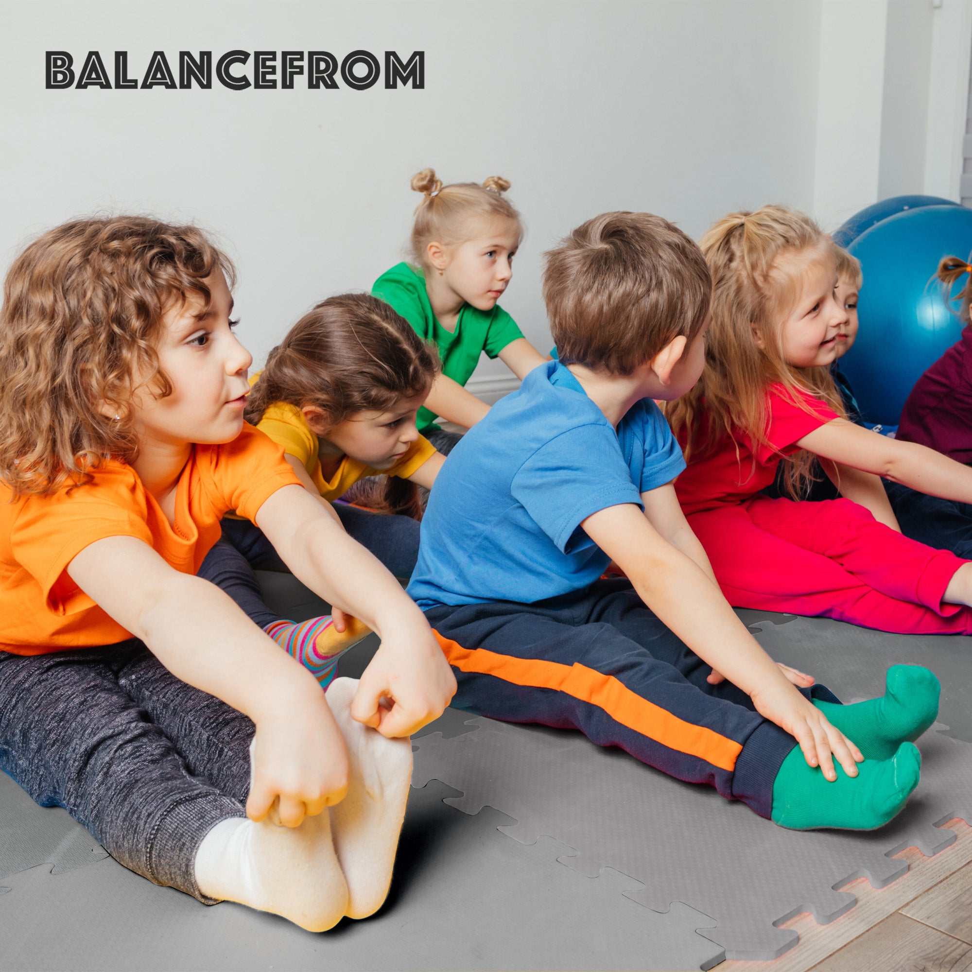 BalanceFrom Fitness 48 Sq Ft Interlocking EVA Foam Exercise Mat Tiles (Used) - VMInnovations