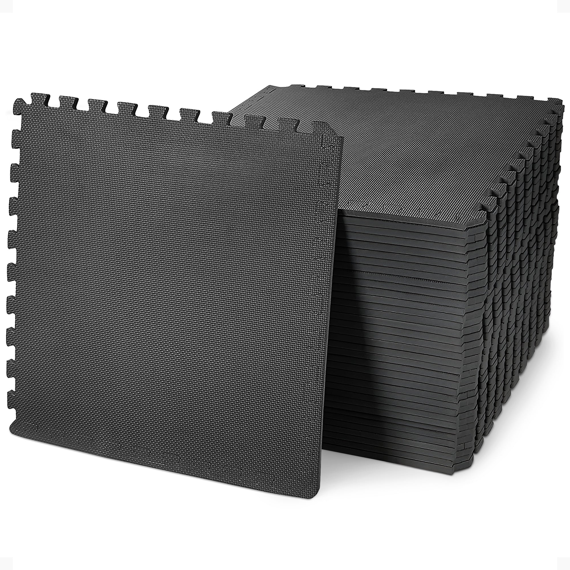 BalanceFrom Fitness 144 Sq Ft Interlocking EVA Foam Exercise Mat Tiles (Used)