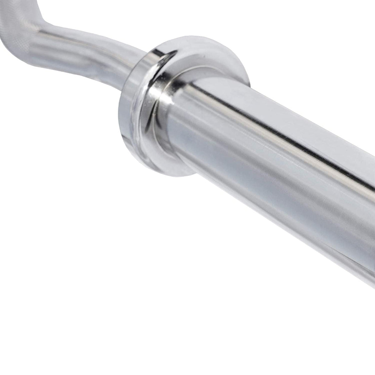 Everyday Essentials 48 In Standard Olympic Super Curl Bar w/ 350 Pound Capacity