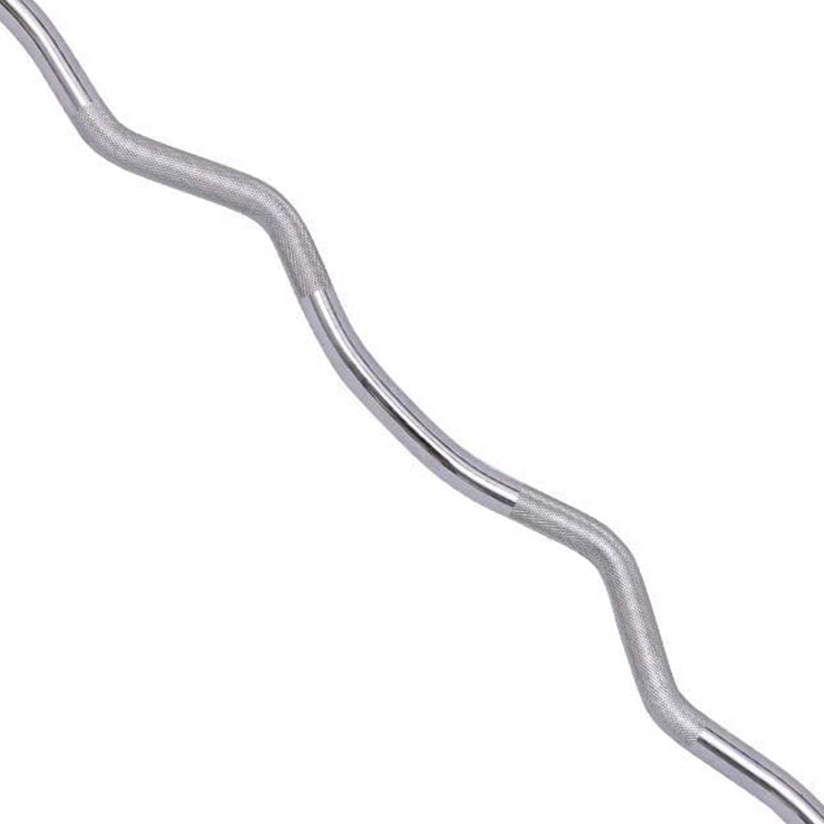 Everyday Essentials 48 In Standard Olympic Super Curl Bar w/ 350 Pound Capacity