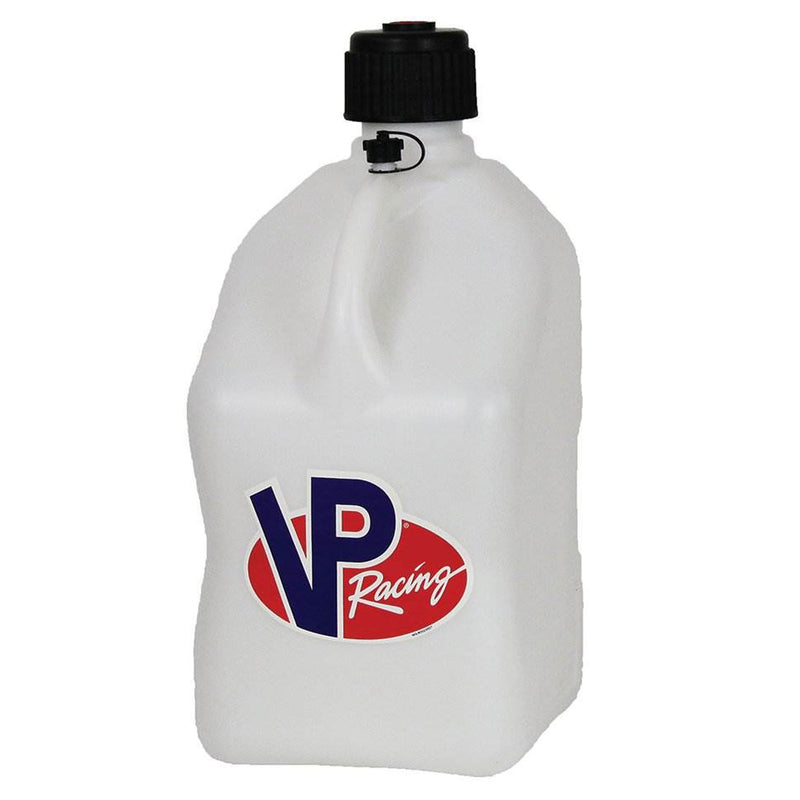 VP Racing Fuels ABS Plastic 1" Hose Bender, 14" Hose Kit, & 5 Gallon Jug, White