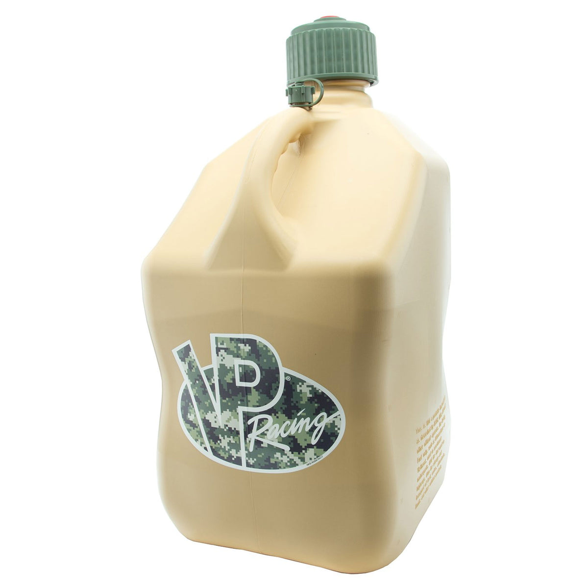 VP Racing Fuels 5 Gallon Utility Jug Can, Tan + 14 Inch Hose + Easy Hose Bender