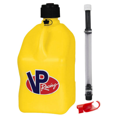 VP Racing Fuels ABS Plastic 1" Hose Bender, Hose Kit, and 5 Gallon Jug, Yellow