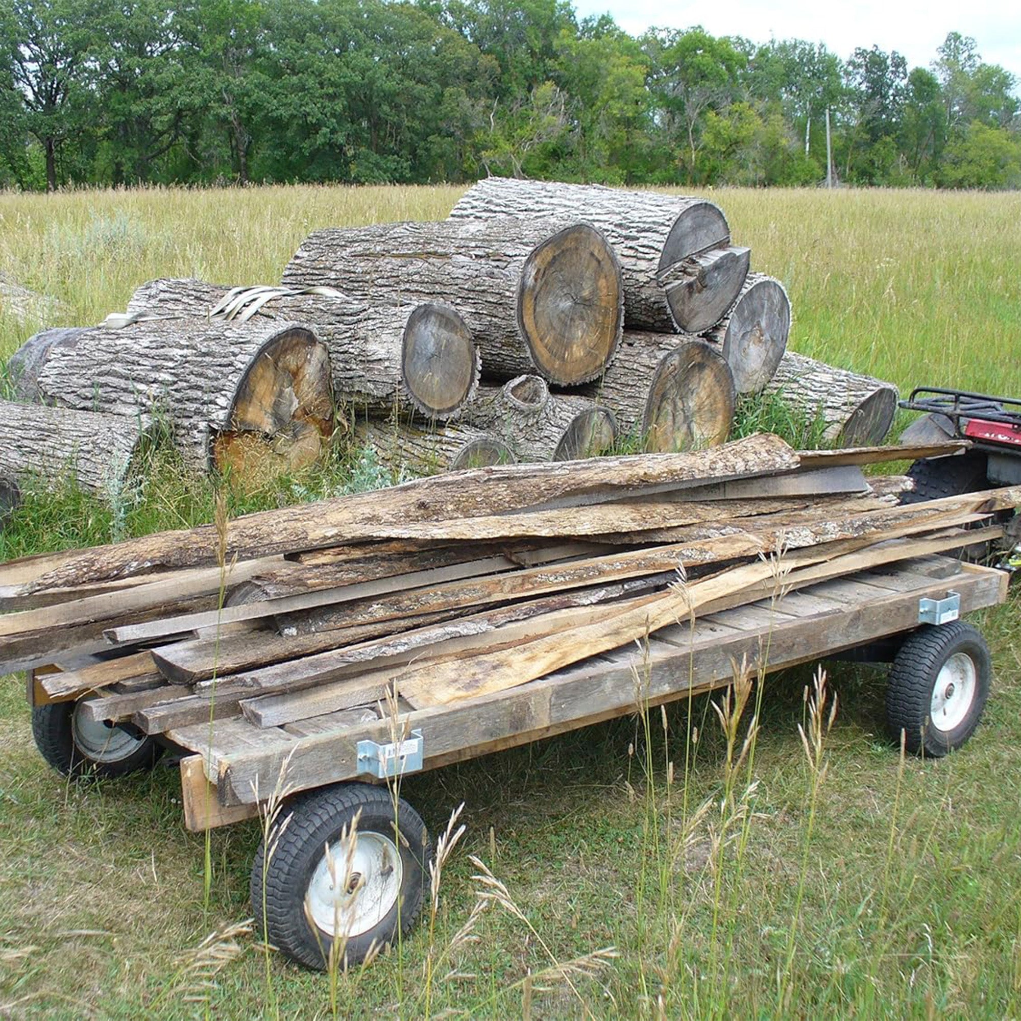 Field Tuff Tow-Behind Utility Trailer for ATV, UTV, or Tractor, 2200 lb Capacity