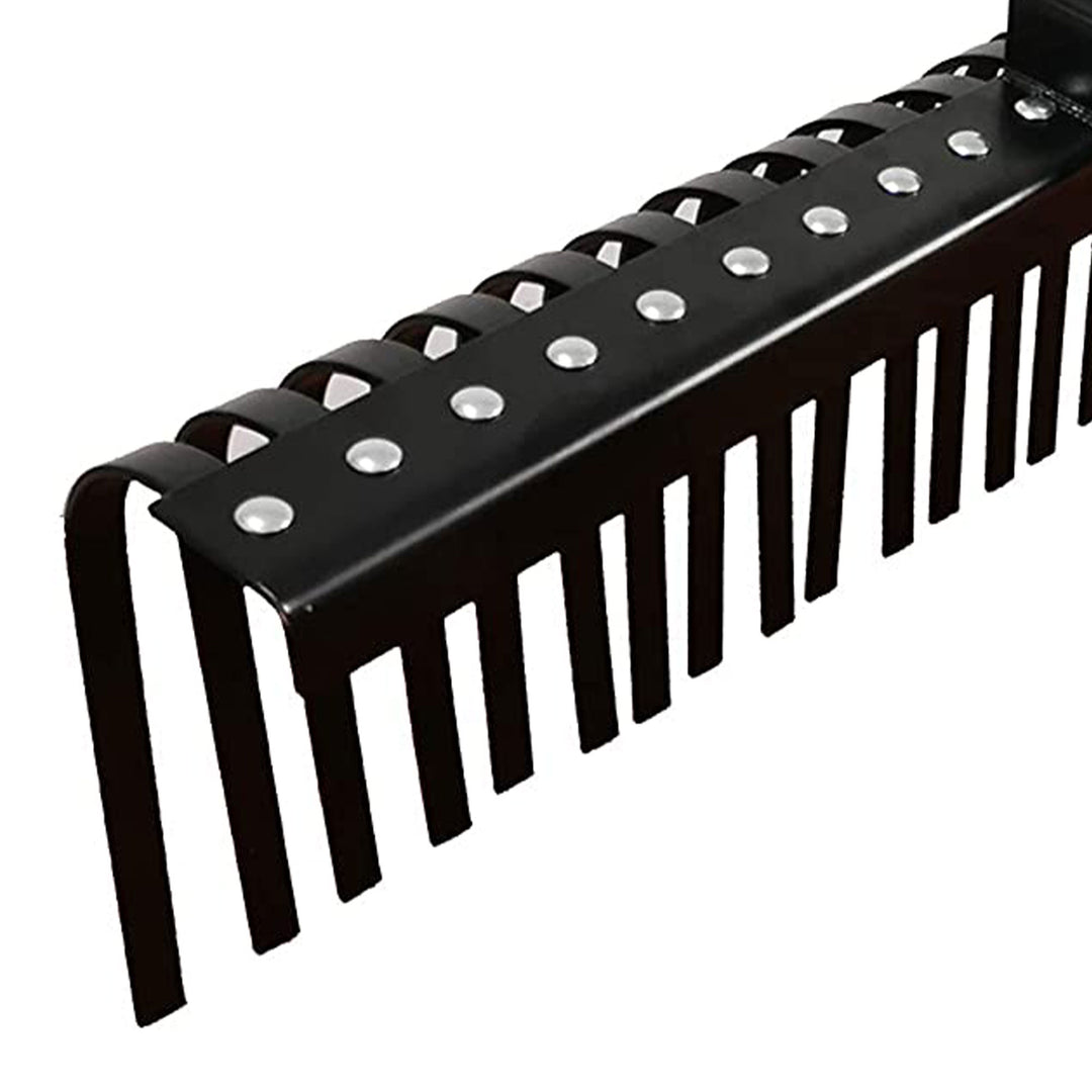 Field Tuff FTF-48SHLR 48 Inch Wide Sleeve Hitch Landscape Rake for Lawn Tractor - VMInnovations