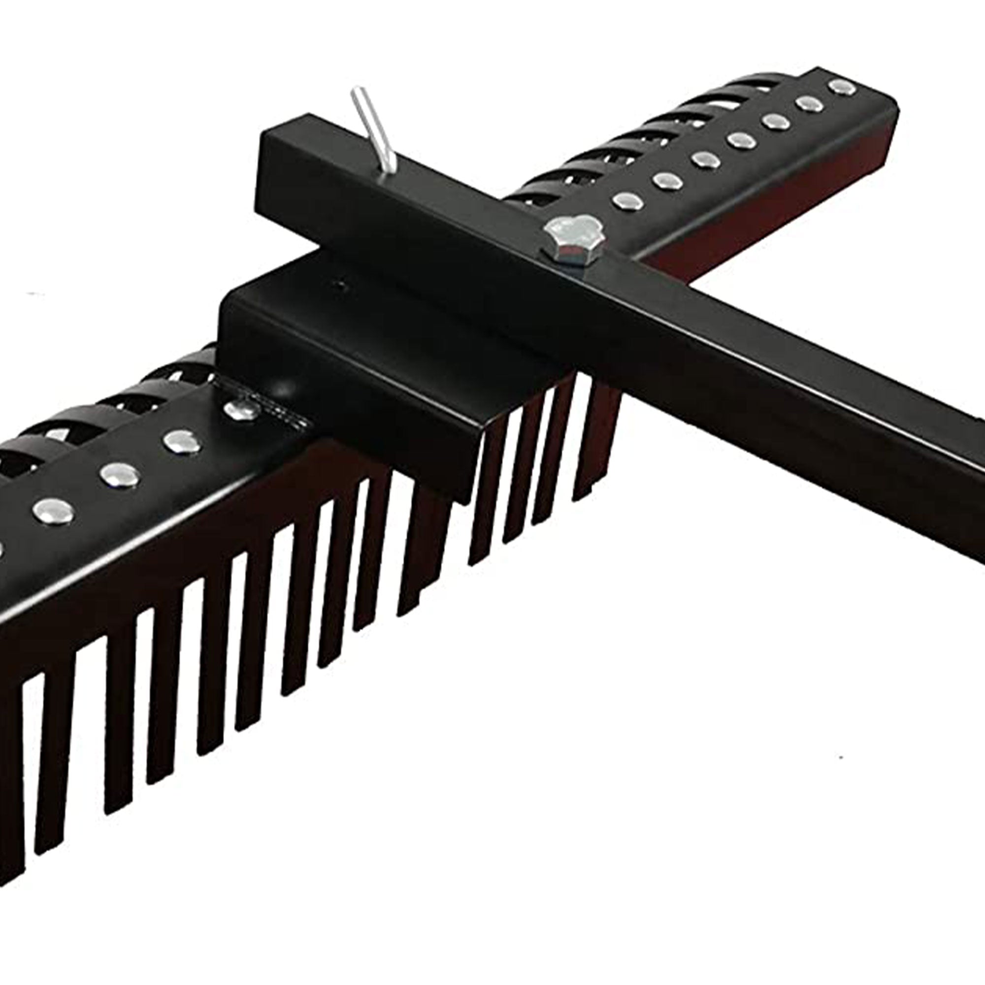 Field Tuff 48 Inch Wide Sleeve Hitch Landscape Rake for Lawn Tractor (For Parts) - VMInnovations