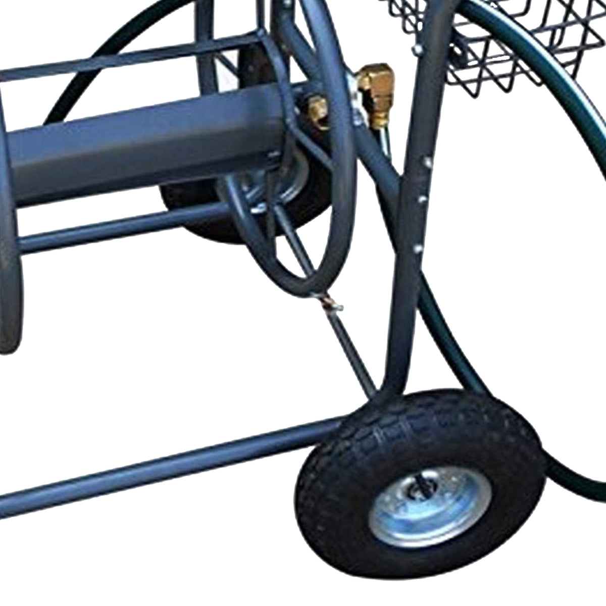 Yard Tuff YTF-26058HRC2 4 Wheel 260 Foot Steel Heavy Duty Water Hose Reel Cart