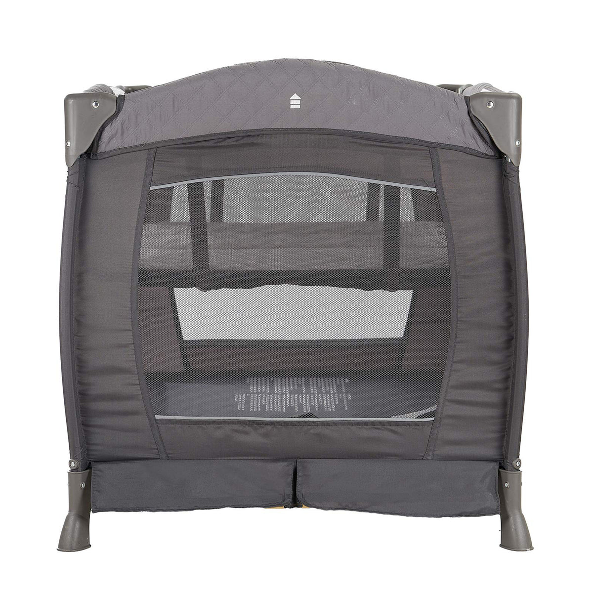 Pamo Babe Newborn Bassinet Nursery Play Yard Crib w/ Changing Table, Light Gray - VMInnovations