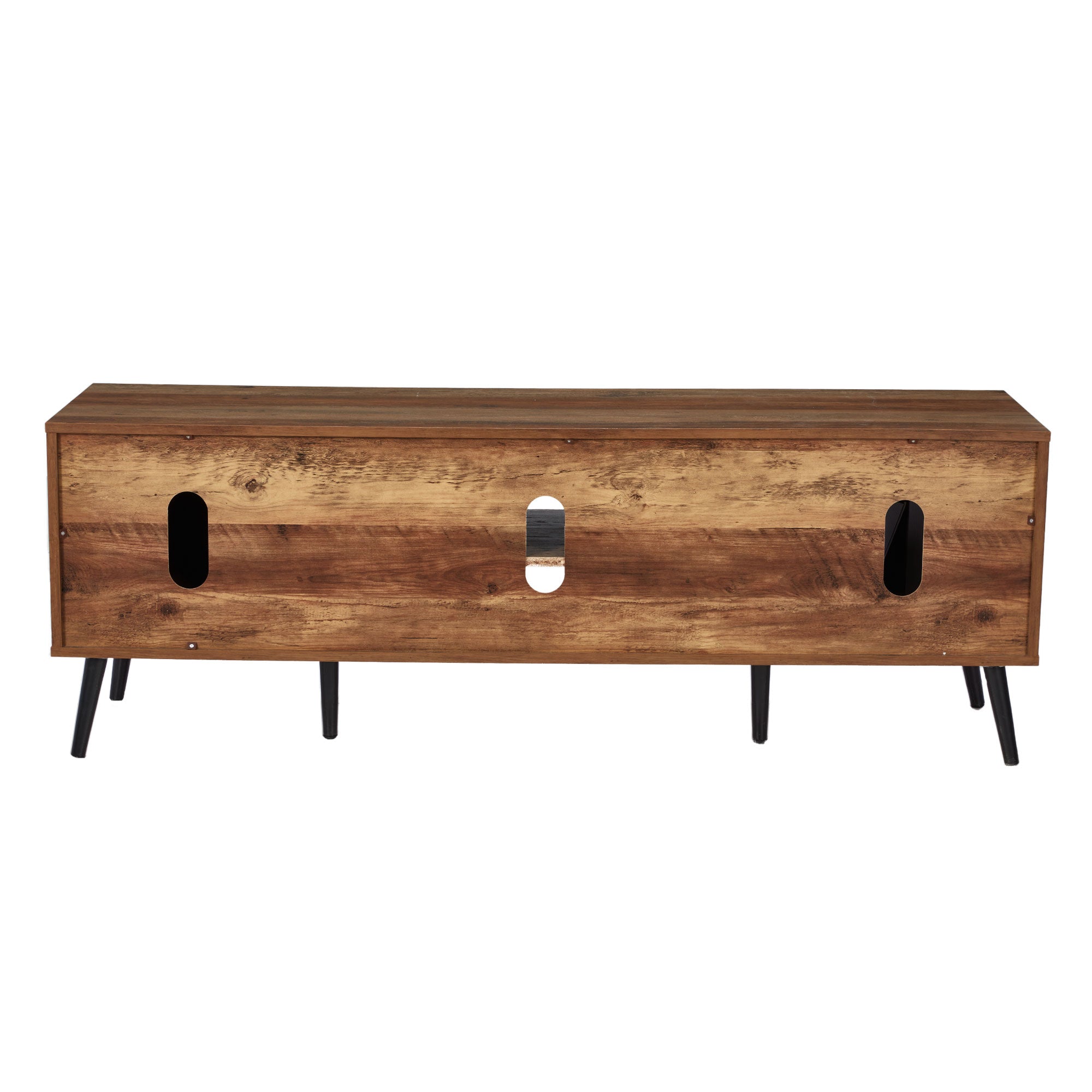 Jomeed Mid Century Modern Wooden TV Console with Storage Shelf (For Parts)