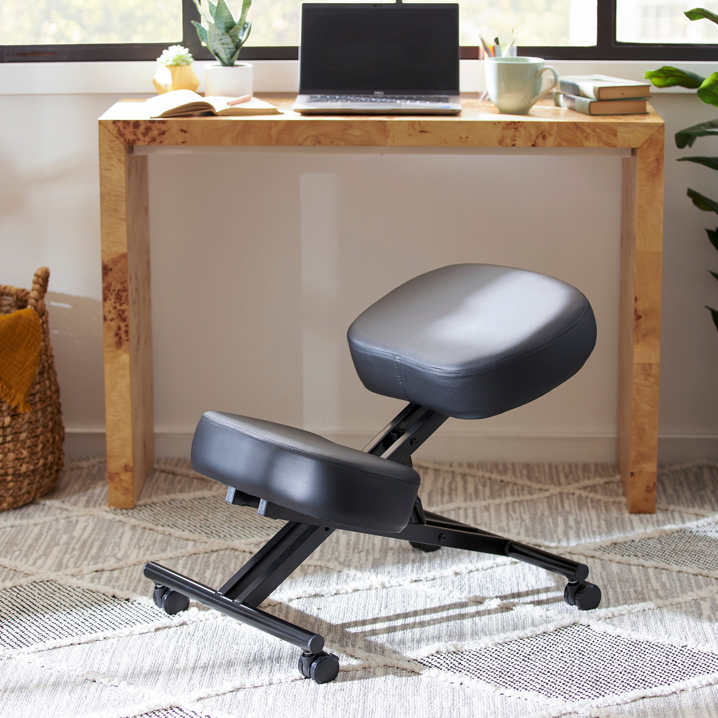 JOMEED Adjustable Ergonomic Home Office Kneeling Chair w/Angled Seat (For Parts) - VMInnovations