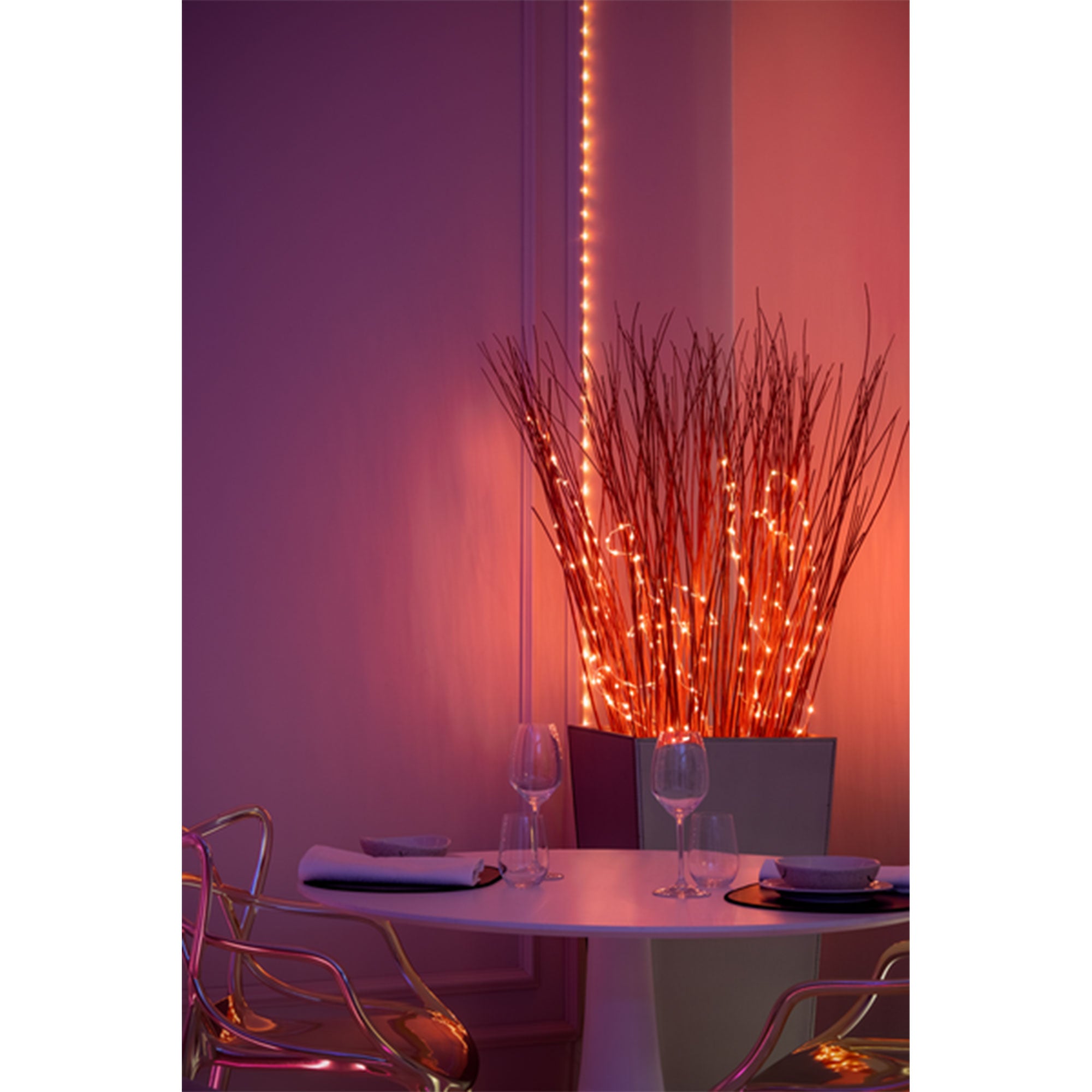 Twinkly Dots App-Controlled Flexible LED Lights 60 RGB Black Wire USB-Power - VMInnovations