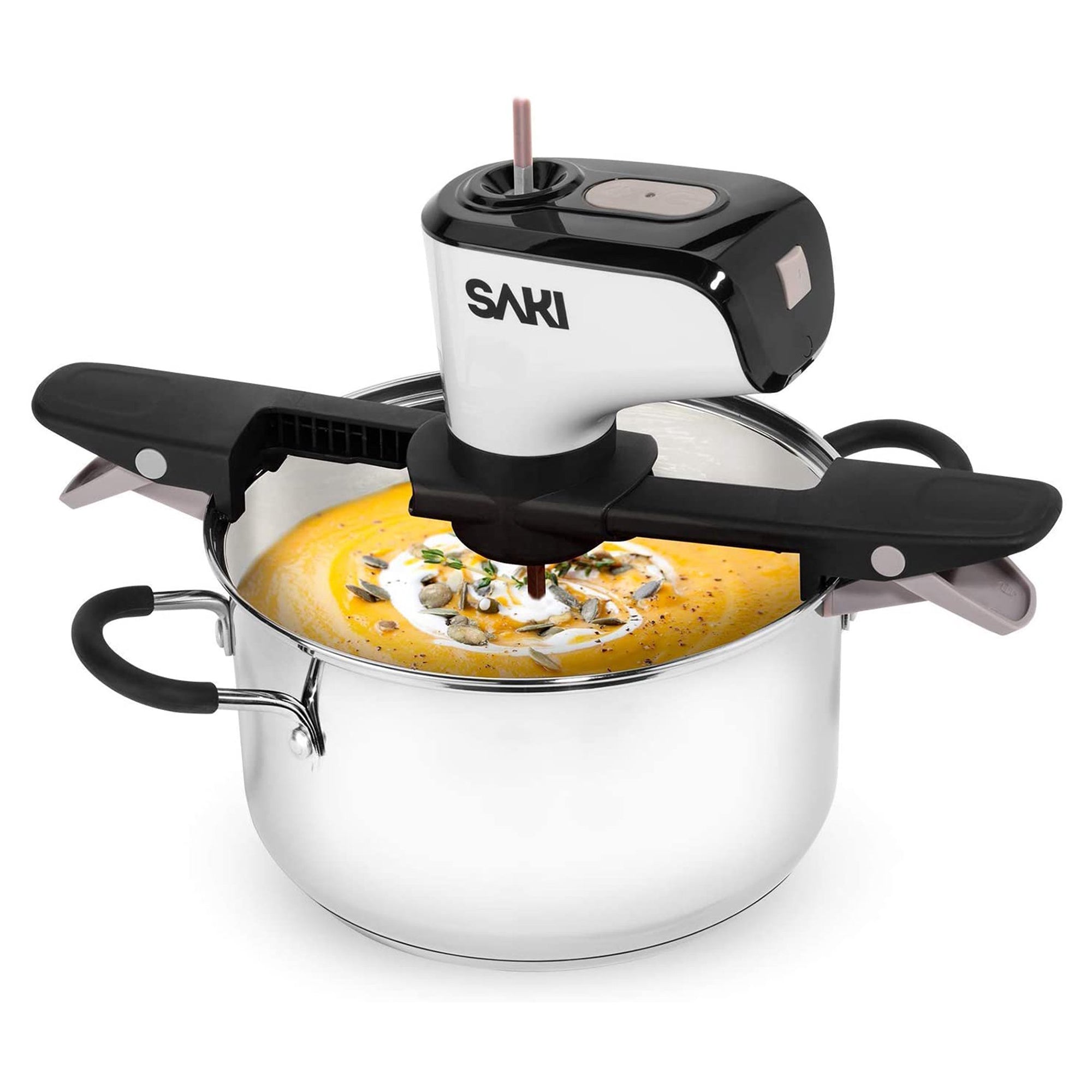 Saki Adjustable Speed Automatic Electric Cordless Hands Free Cooking Pot Stirrer - VMInnovations