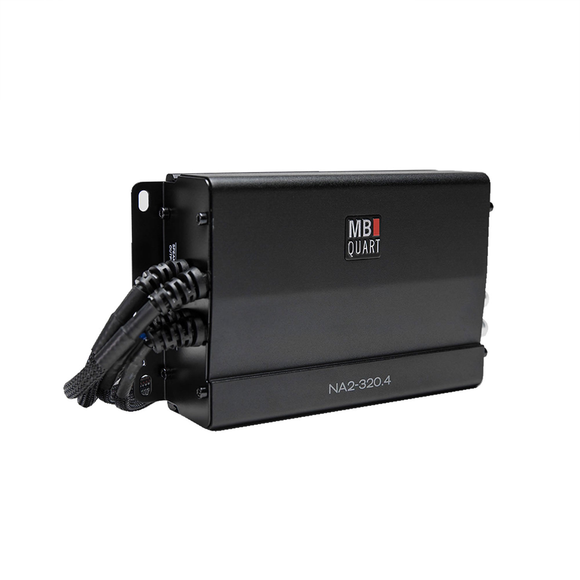 MB Quart Marine Powersports Nautic 4 Channel 320 Watt Class D Amplifier, Black - VMInnovations