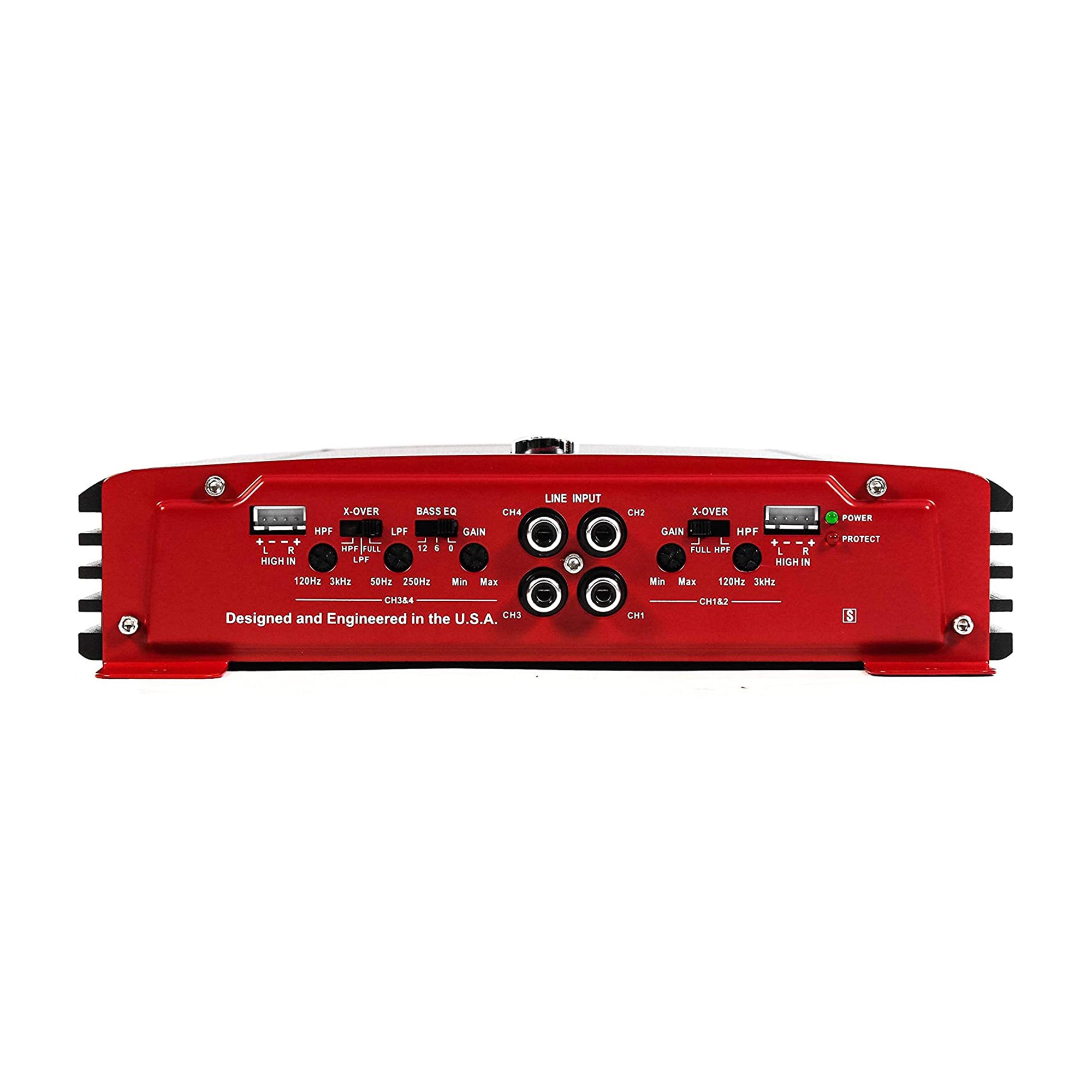 Crunch PX1000.4 Amplifier, 3-Way CS Speaker, & Soundstrom 8 Gauge Car Wiring Kit - VMInnovations