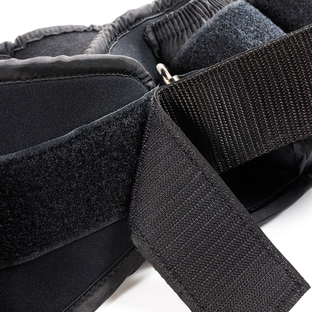 Power Systems 20LB Adjustable VersaFit Weighted Workout Belt, Black (Open Box)
