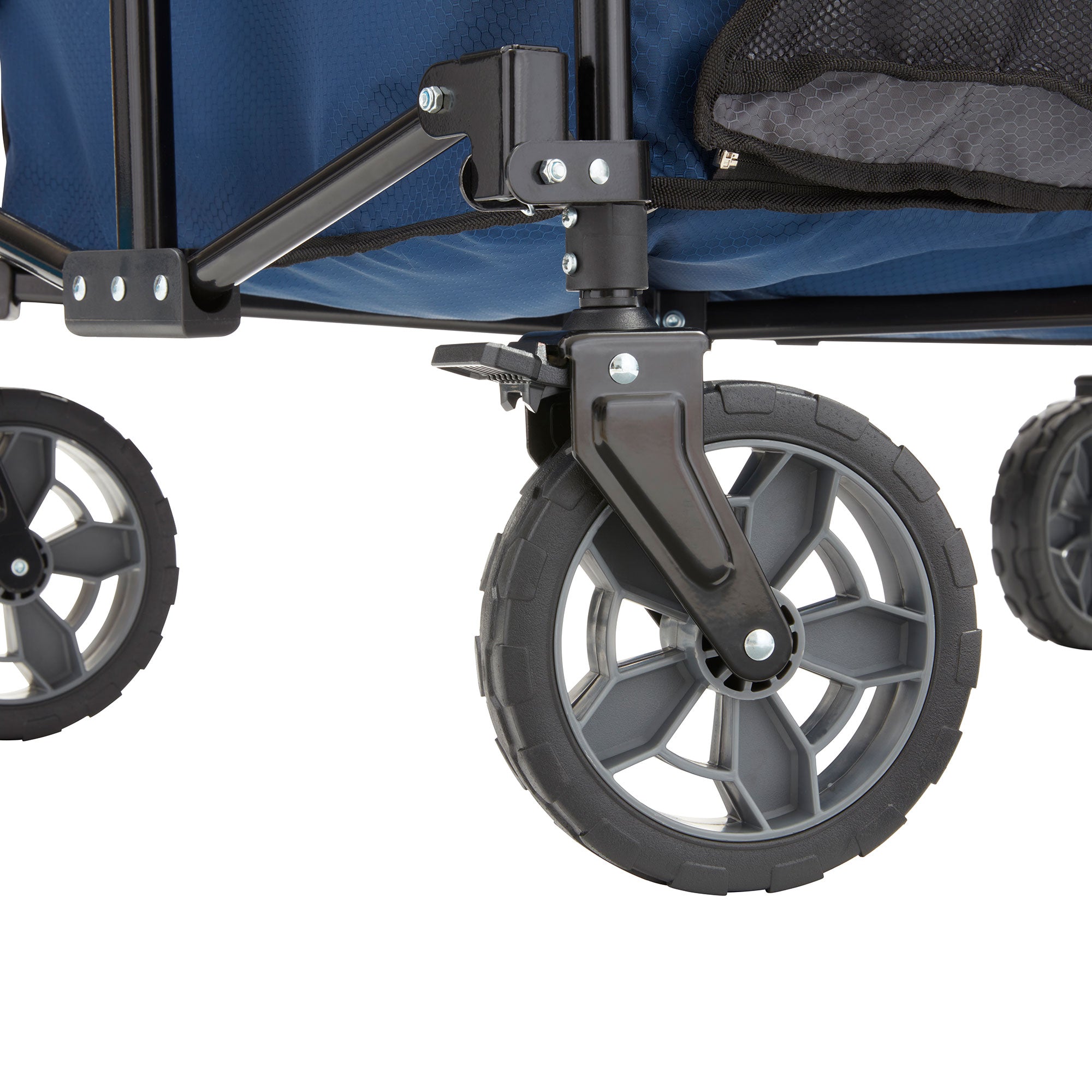 Gorilla Carts 7 Cubic Ft Foldable Utility Beach Wagon w/ Oversized Bed(Open Box) - VMInnovations