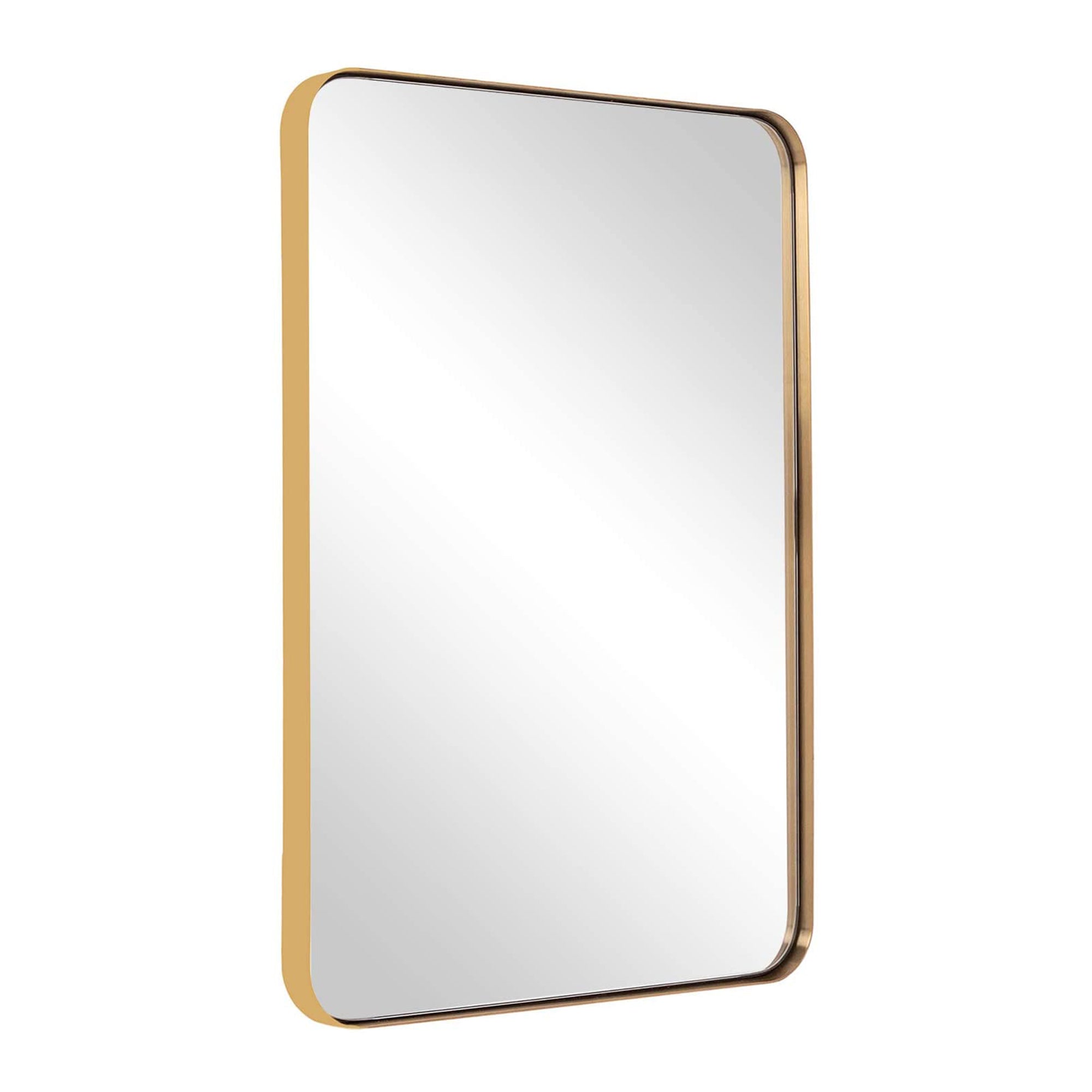 ANDY STAR 24 x 36 Inch Rectangular Hanging Metal Frame Wall Mirror (Open Box) - VMInnovations