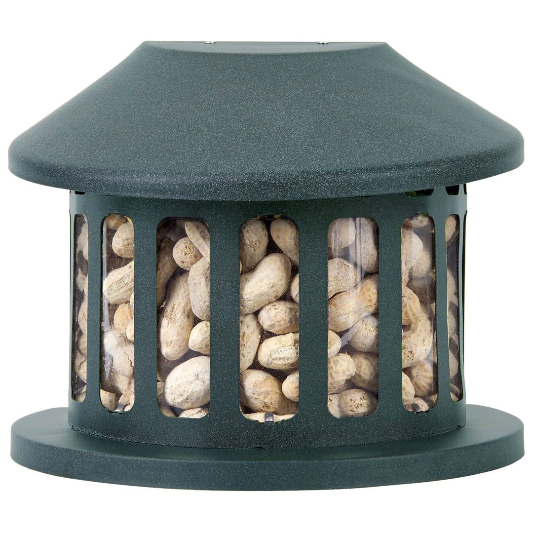 Woodlink Alloy Steel Hanging Squirrel Diner 2 Feeder for Gardens and Backyards - VMInnovations