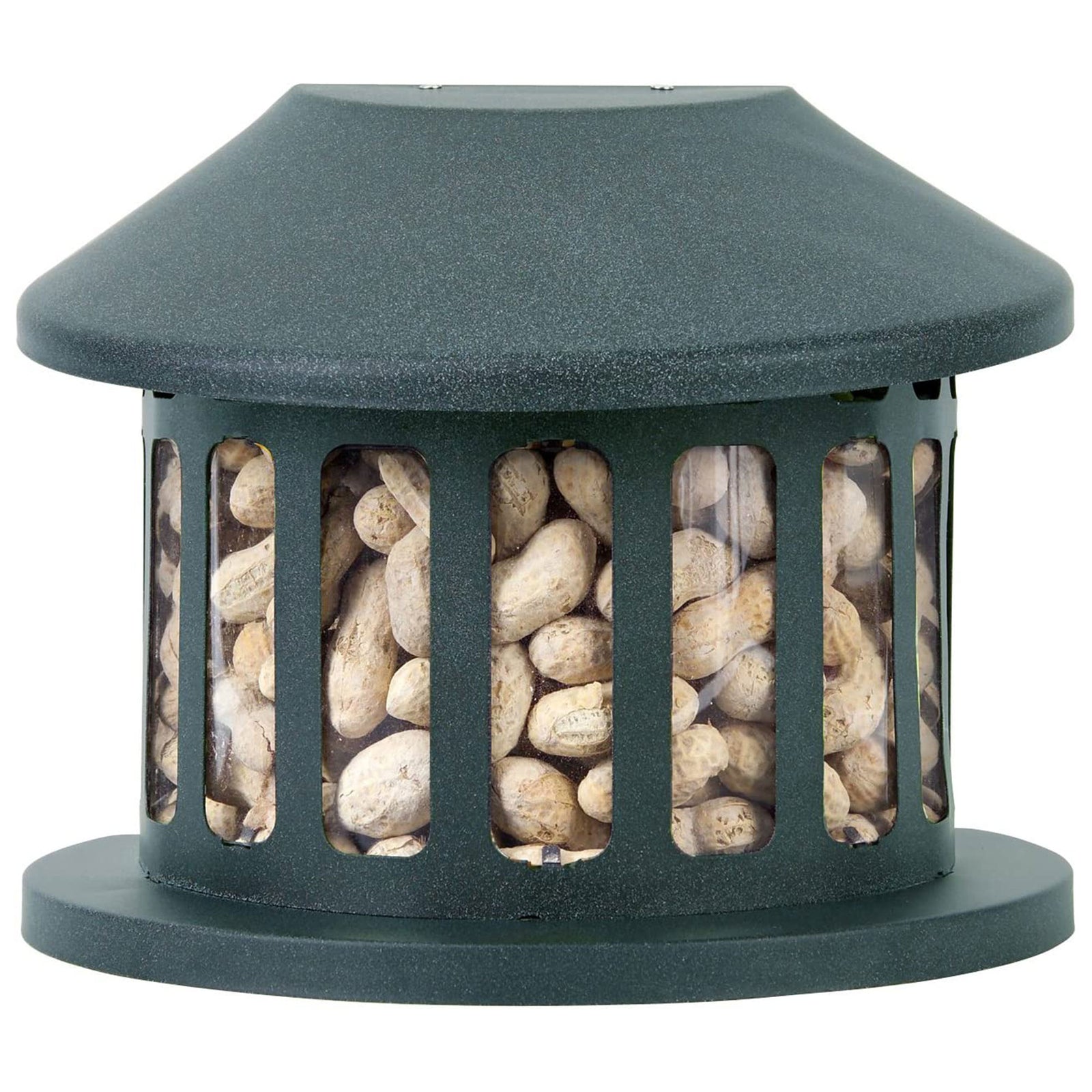 Woodlink Alloy Steel Hanging Squirrel Diner 2 Feeder for Gardens and Backyards - VMInnovations