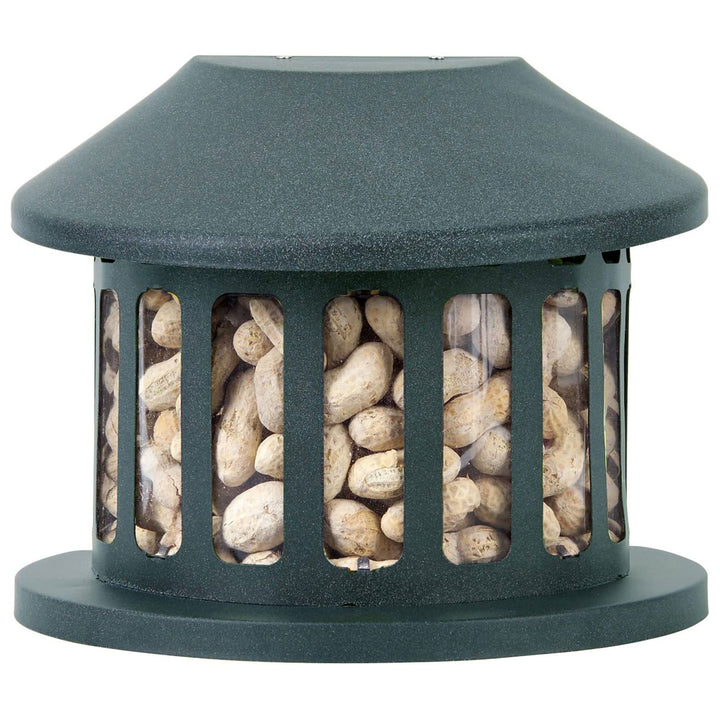 Woodlink Alloy Steel Hanging Squirrel Diner 2 Feeder for Gardens and Backyards - VMInnovations