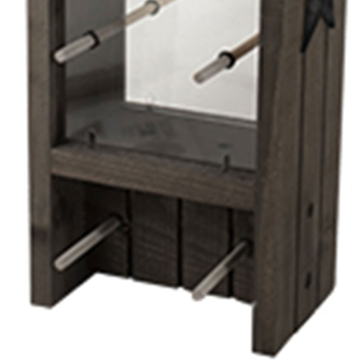 Woodlink Hanging Mount Backyard Rustic Farmhouse Finch Wild Bird Feeder, Brown - VMInnovations