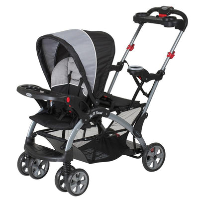 Baby Trend Sit N' Stand Foldable Front and Rear Seat Ultra Stroller, Phantom