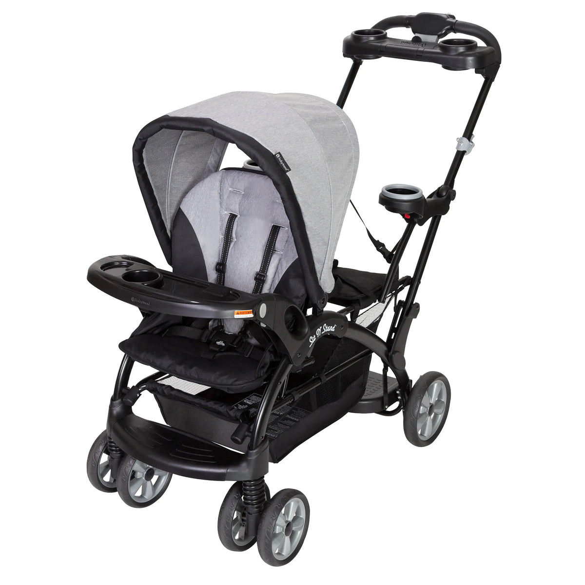 Baby Trend Sit N' Stand Foldable Front & Rear Seat Stroller, Morning Mist (Used)