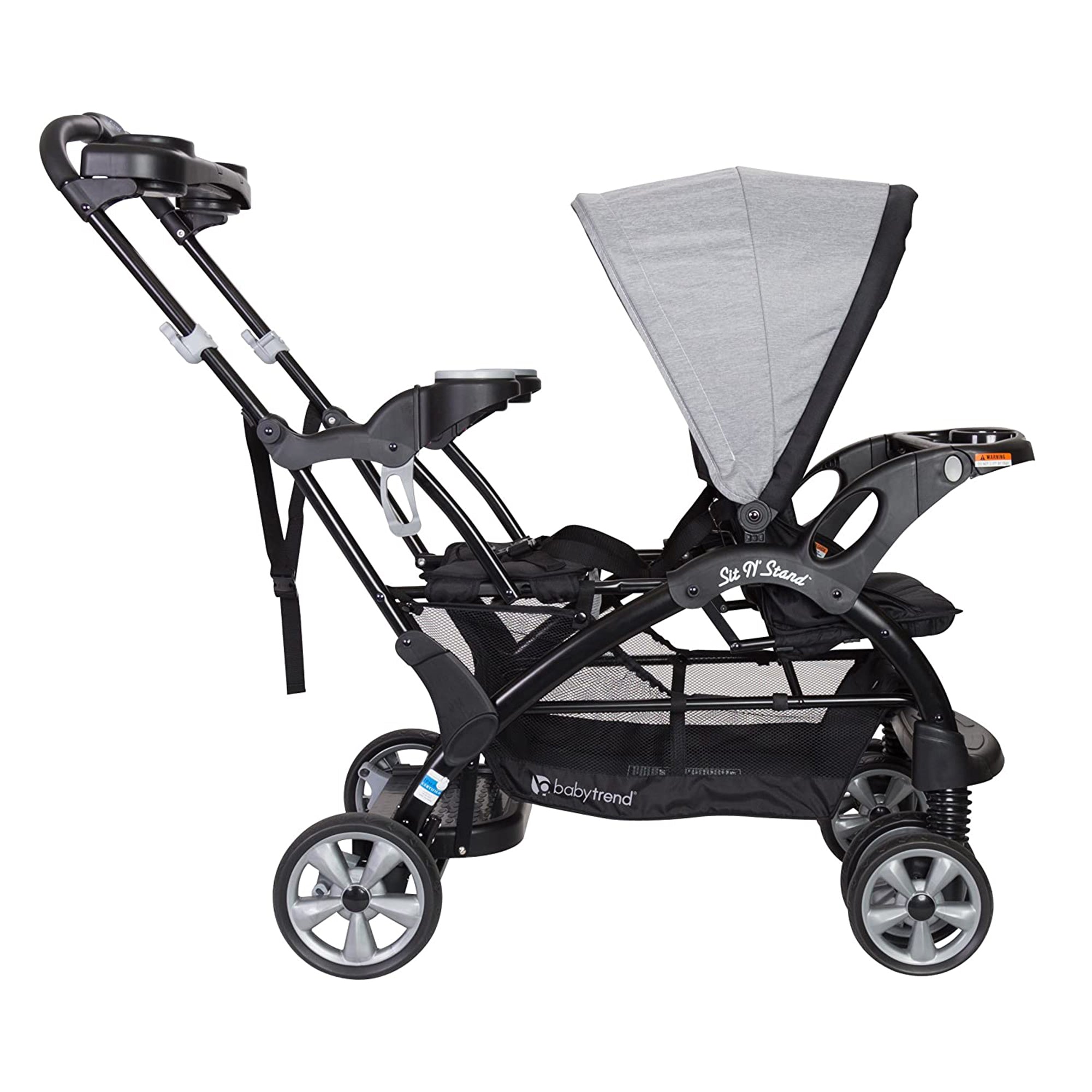 Baby Trend Sit N' Stand Foldable Front & Rear Seat Stroller, Morning Mist (Used) - VMInnovations