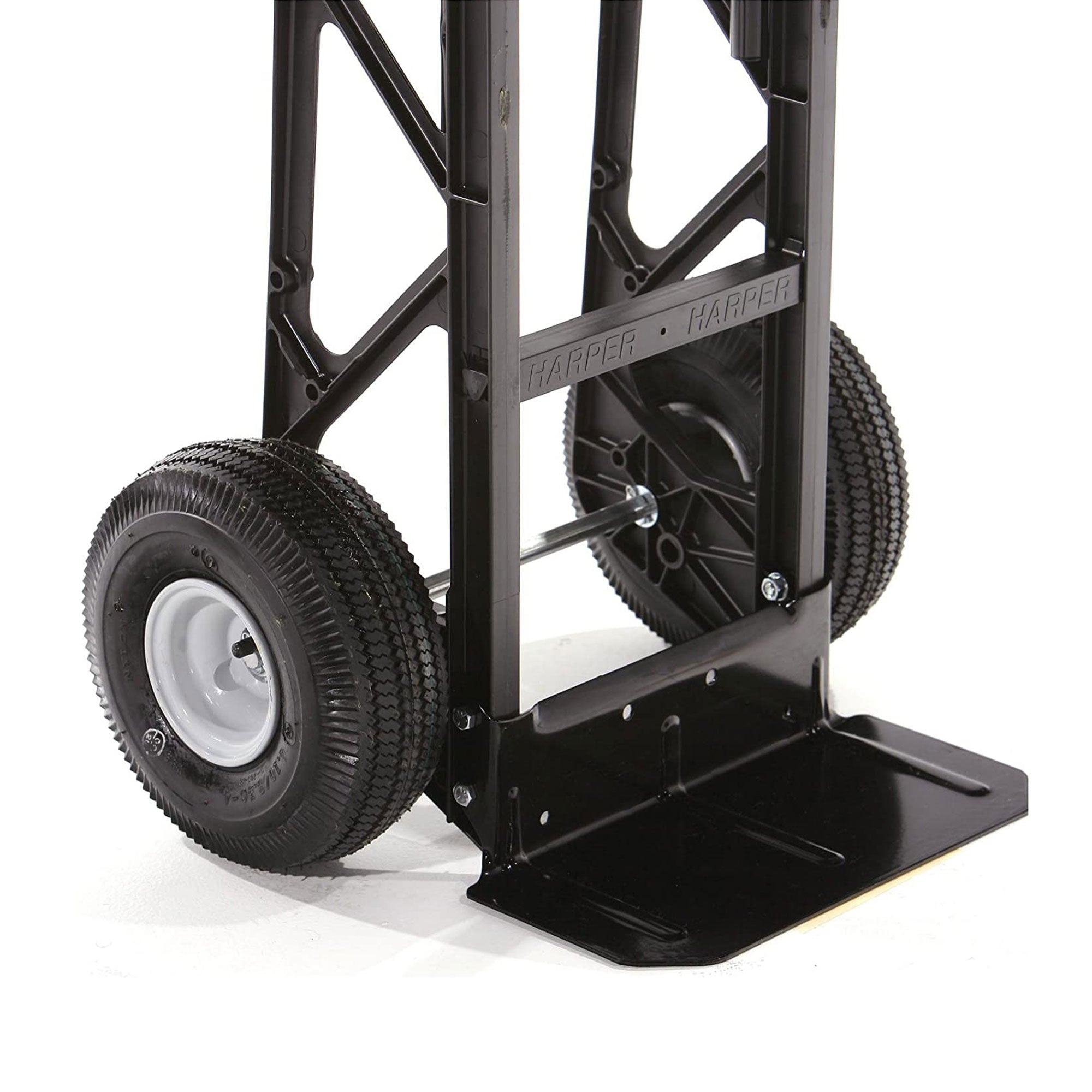 Harper Trucks 700 Lb Capacity Convertible Hand Truck Dolly, Black (Used) - VMInnovations