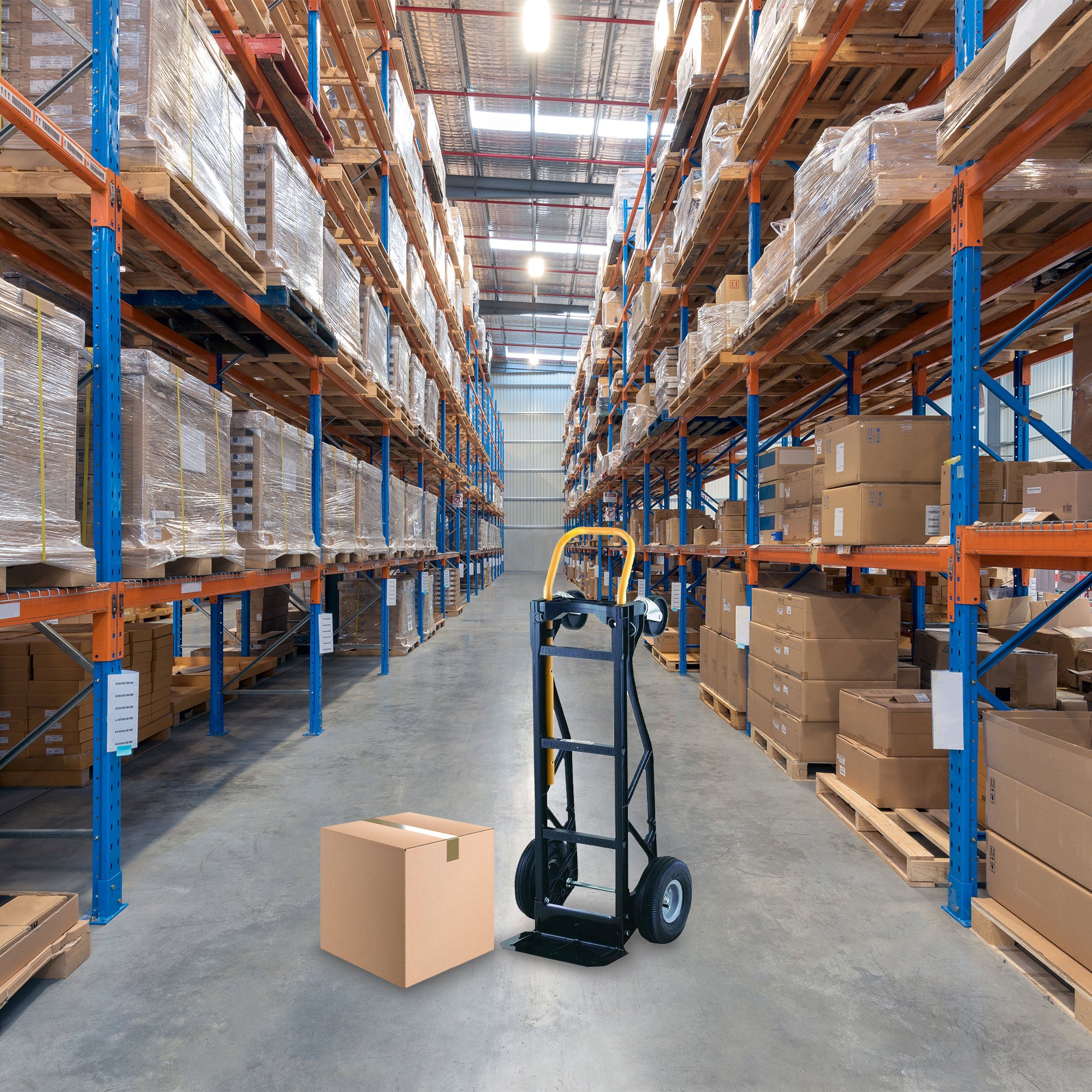 Harper Trucks 700 Lb Capacity Convertible Hand Truck Dolly, Black (Used) - VMInnovations