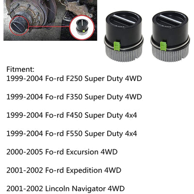 GeLuoXi EBY-101431-0006 600-203 4 Wheel Drive Front Locking Hubs, Select Models